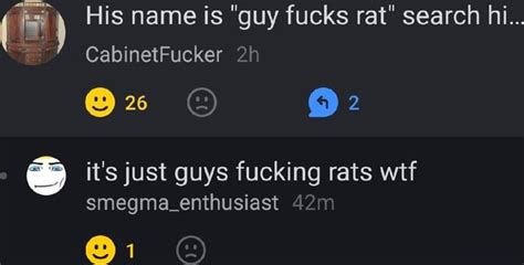 dude fucks rat|Man x lizard Gaybeast.com